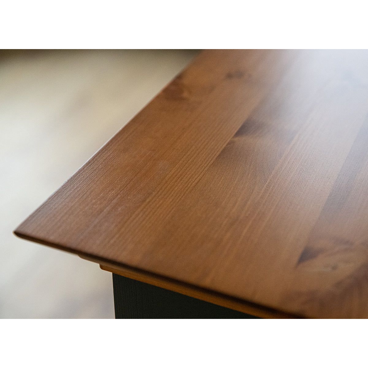 Bologna Elegante Massivholz Nachttisch | Farbe Graphit - Eiche