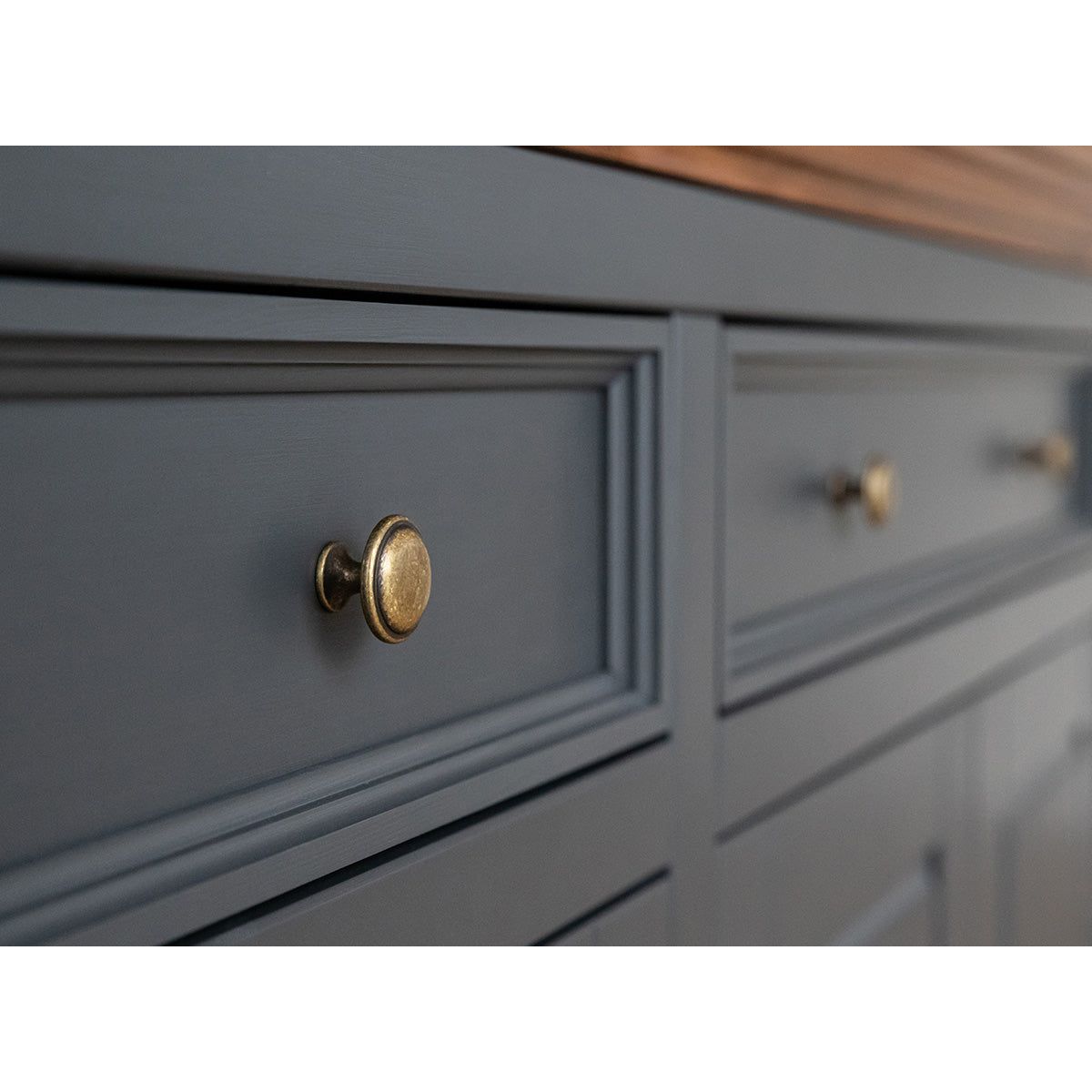 Bologna Elegante Massivholz Kiefer Kommode 4.3 | Farbe Graphit - Eiche