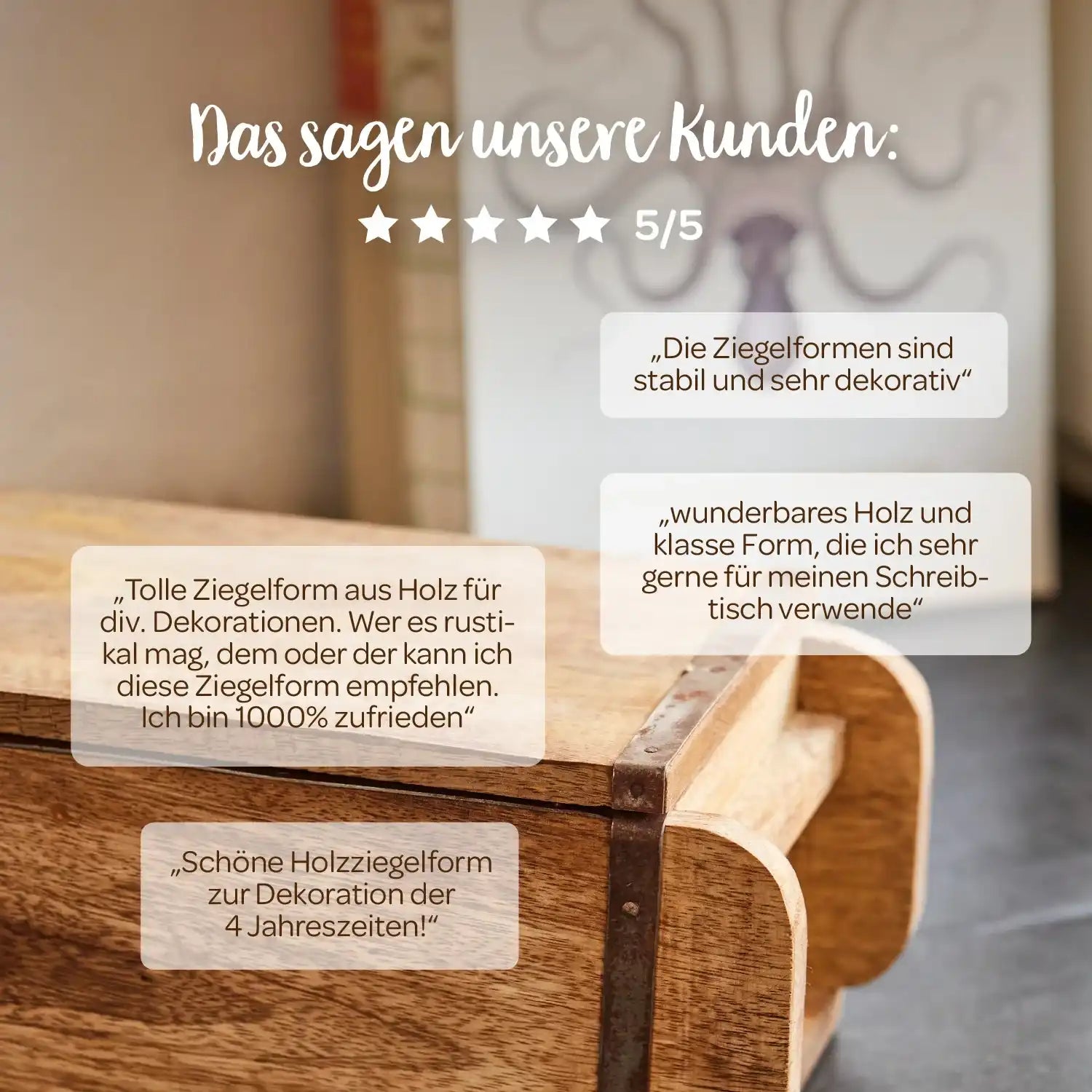 Dekorative Ziegelform