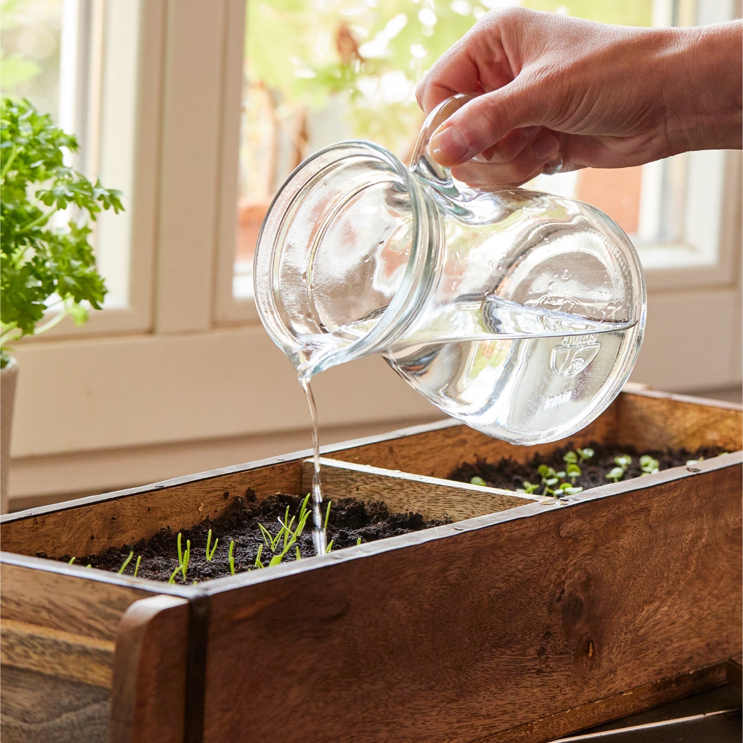 Lange Ziegelform mit 2 Fächern