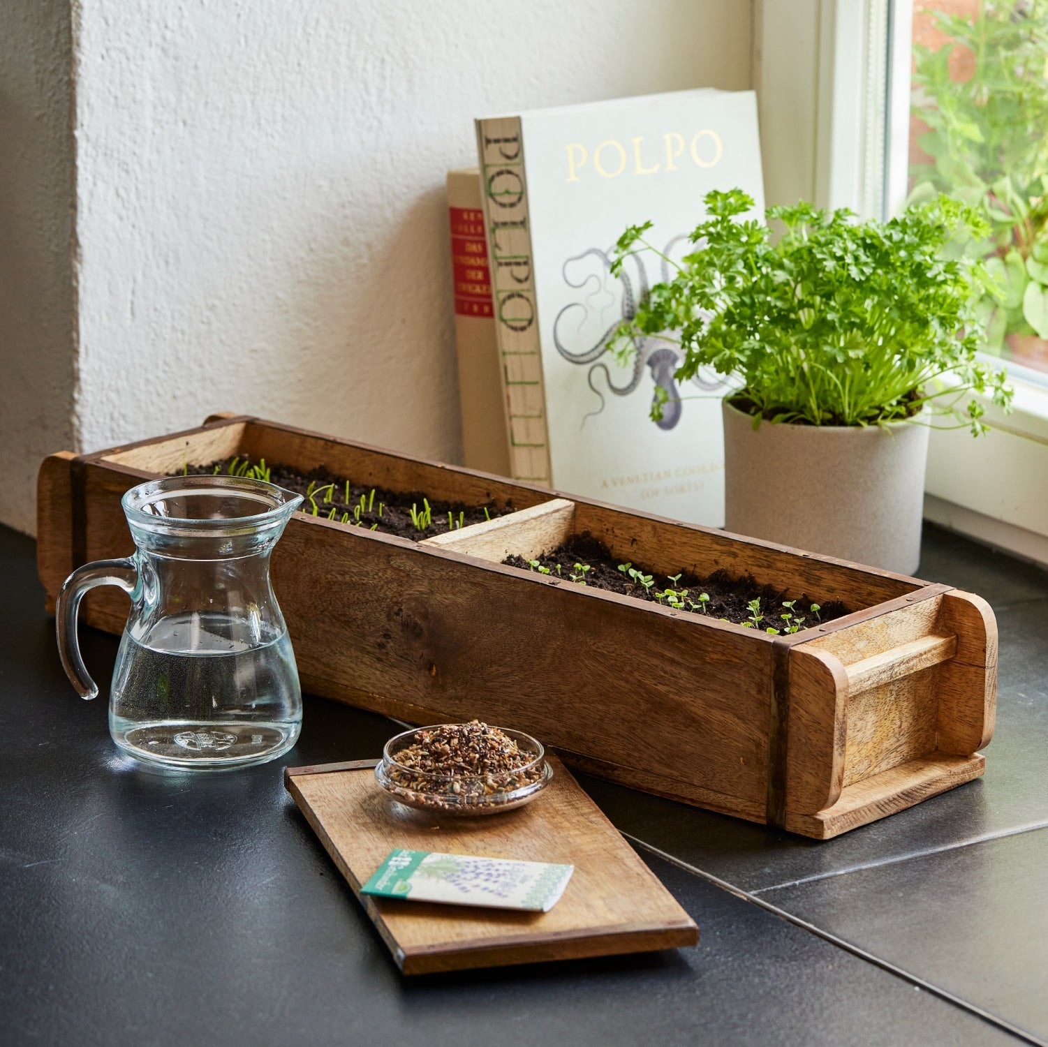 Lange Ziegelform mit 2 Fächern