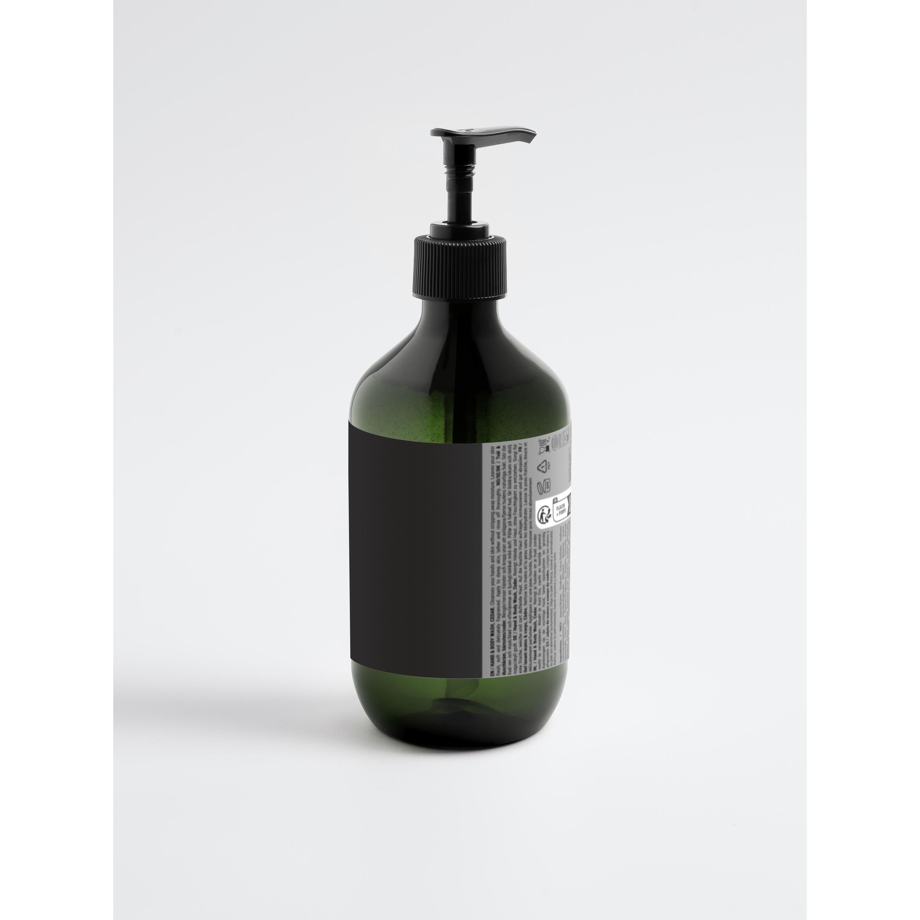 Naturseife Hand & Body Pfefferminze & Dunkle Zeder - 490ml