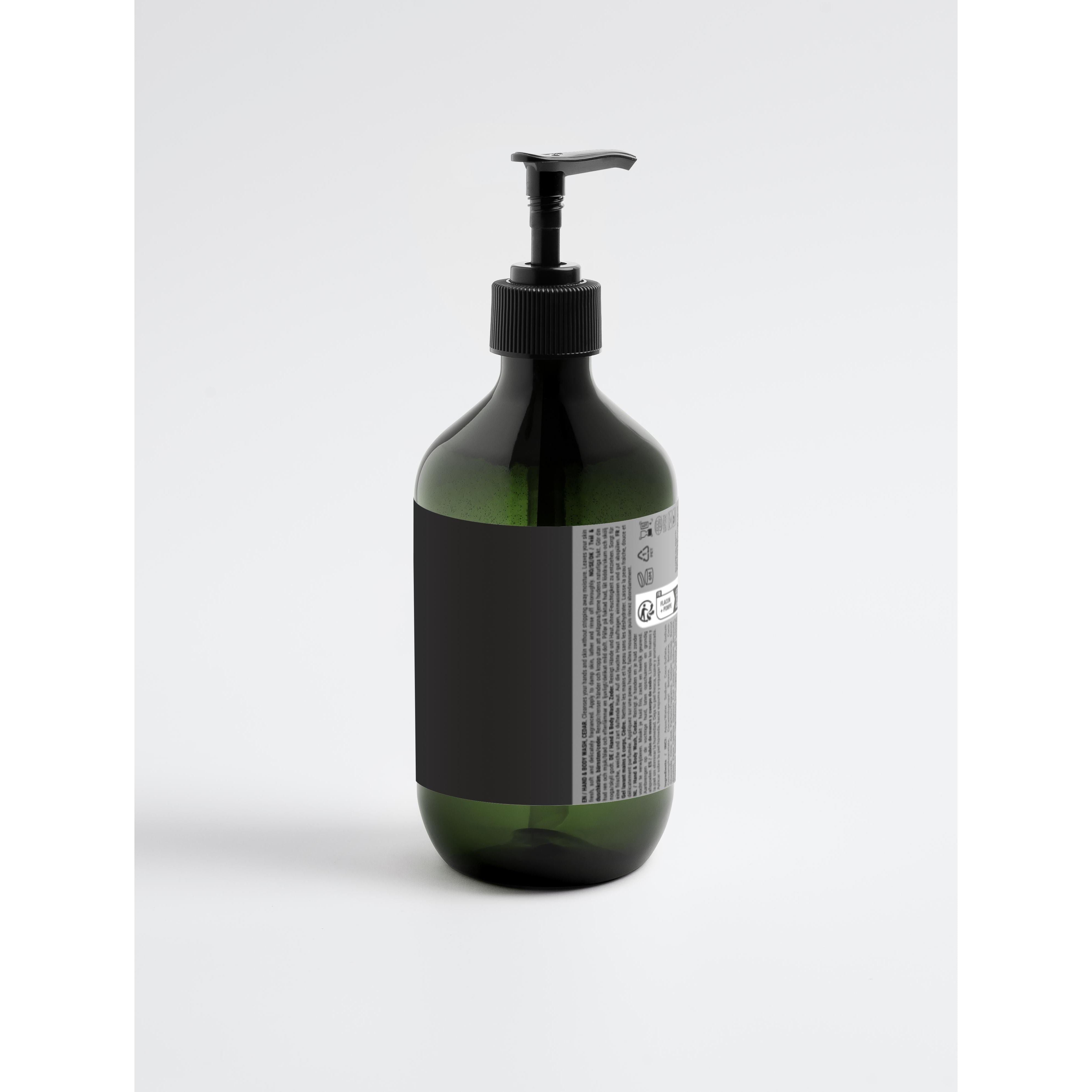 Naturseife Hand & Body Pfefferminze & Dunkle Zeder - 490ml