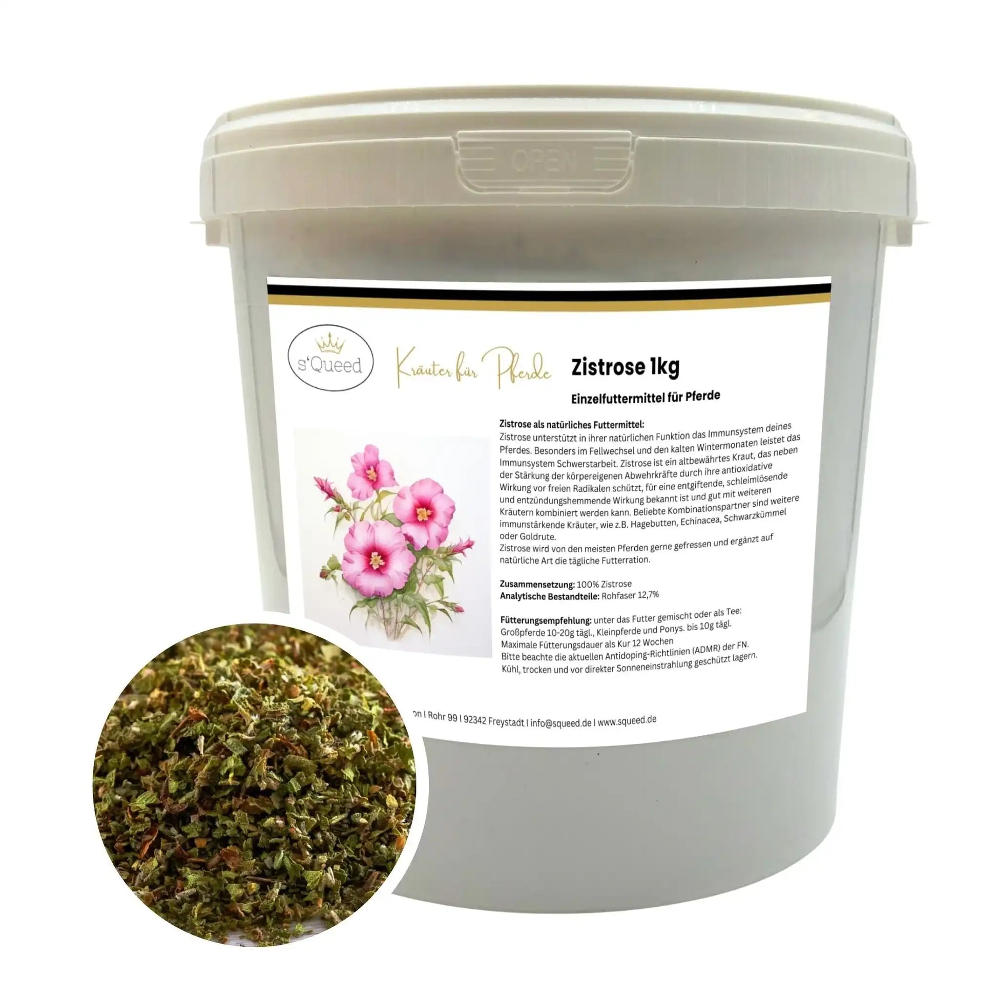 Zistrose Pferd Immunsystem Stärken Natürliche Unterstützung Bei Infektanfälligkeit Für Atemwege Und Husten by s`Queed