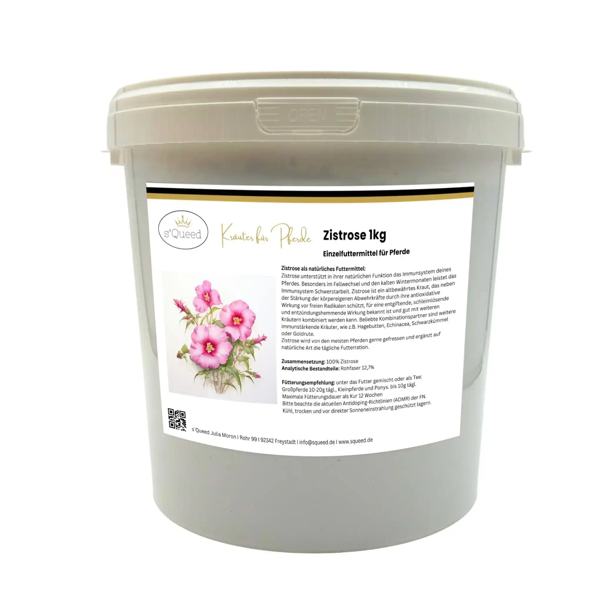 Zistrose Pferd Immunsystem Stärken Natürliche Unterstützung Bei Infektanfälligkeit Für Atemwege Und Husten by s`Queed