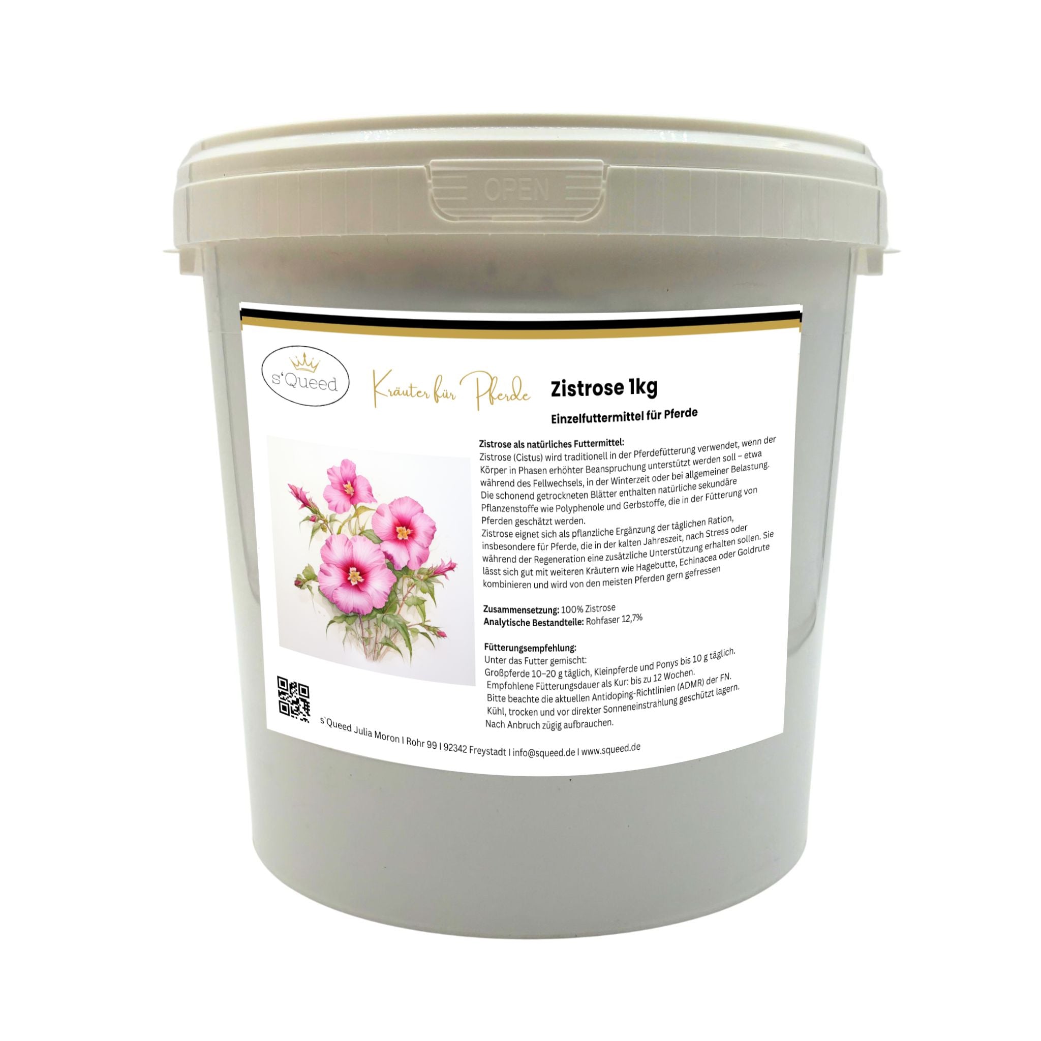 s'Queed Zistrose Für Pferde Immunsystem Stärkung Natürliche Unterstützung Bei Infektanfälligkeit Und Atemwege