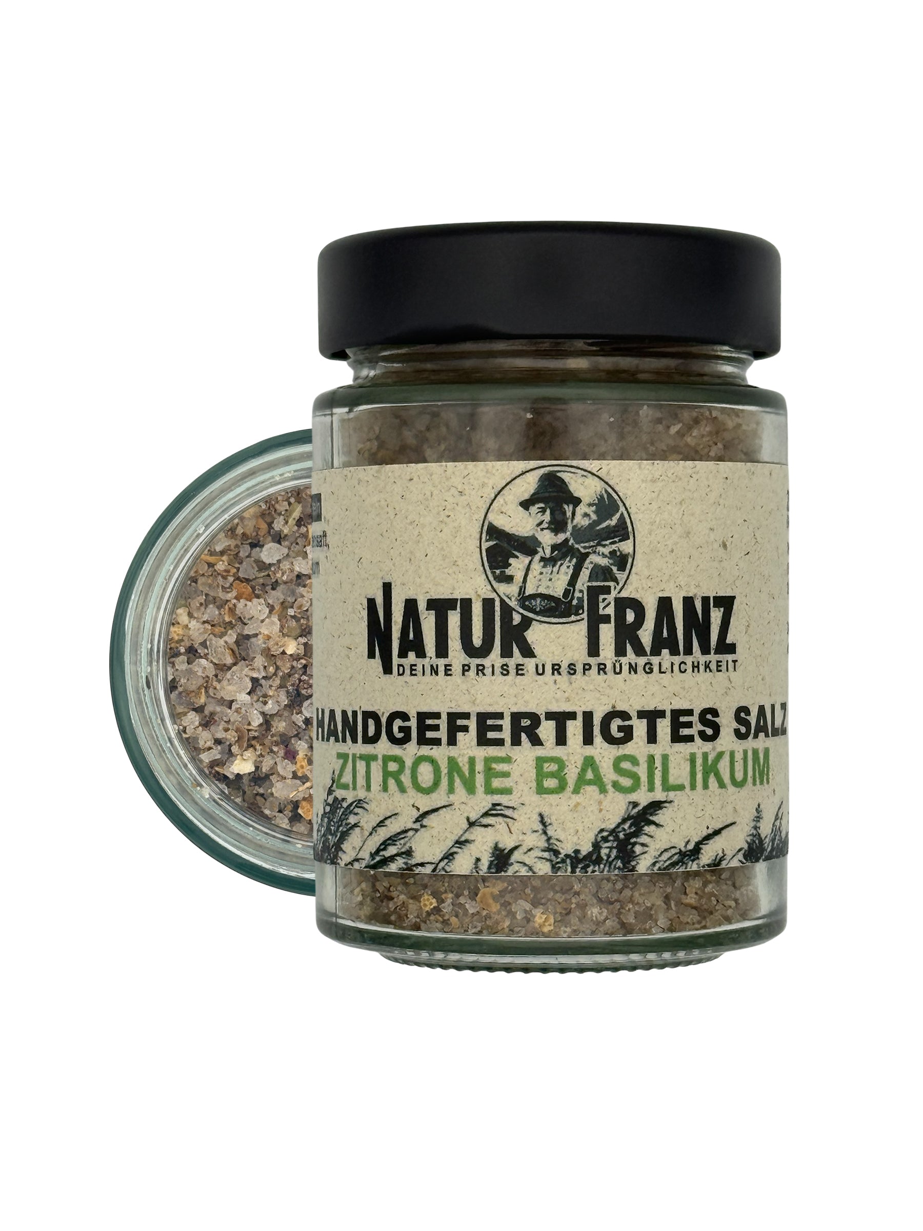 Zitronen Basilikum Salz Mit Sonnengetrockneter Zitrone Und Basilikum Meersalz Perfekt Für Pasta Fisch Sommer Salate