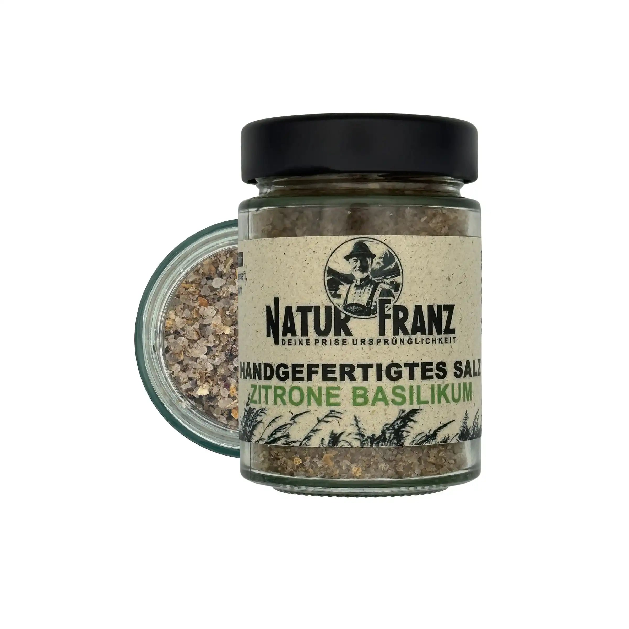 Zitronen Basilikum Salz Mit Sonnengetrockneter Zitrone Und Basilikum Meersalz Perfekt Für Pasta Fisch Sommer Salate by Team NATURFRANZ