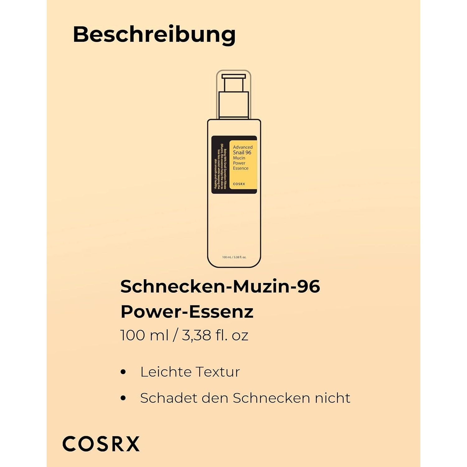 COSRX Advanced Snail 96 Mucin Power Essence 100ml