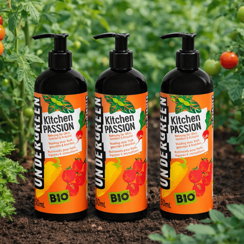 COMPO UNDERGREEN Bio-Flüssigdünger für Gemüse & Obst 3 Sück a  400 ml