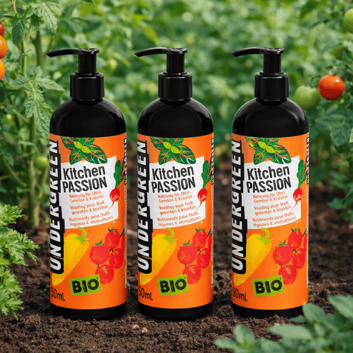 COMPO UNDERGREEN Bio-Flüssigdünger für Gemüse & Obst 3 Sück a  400 ml