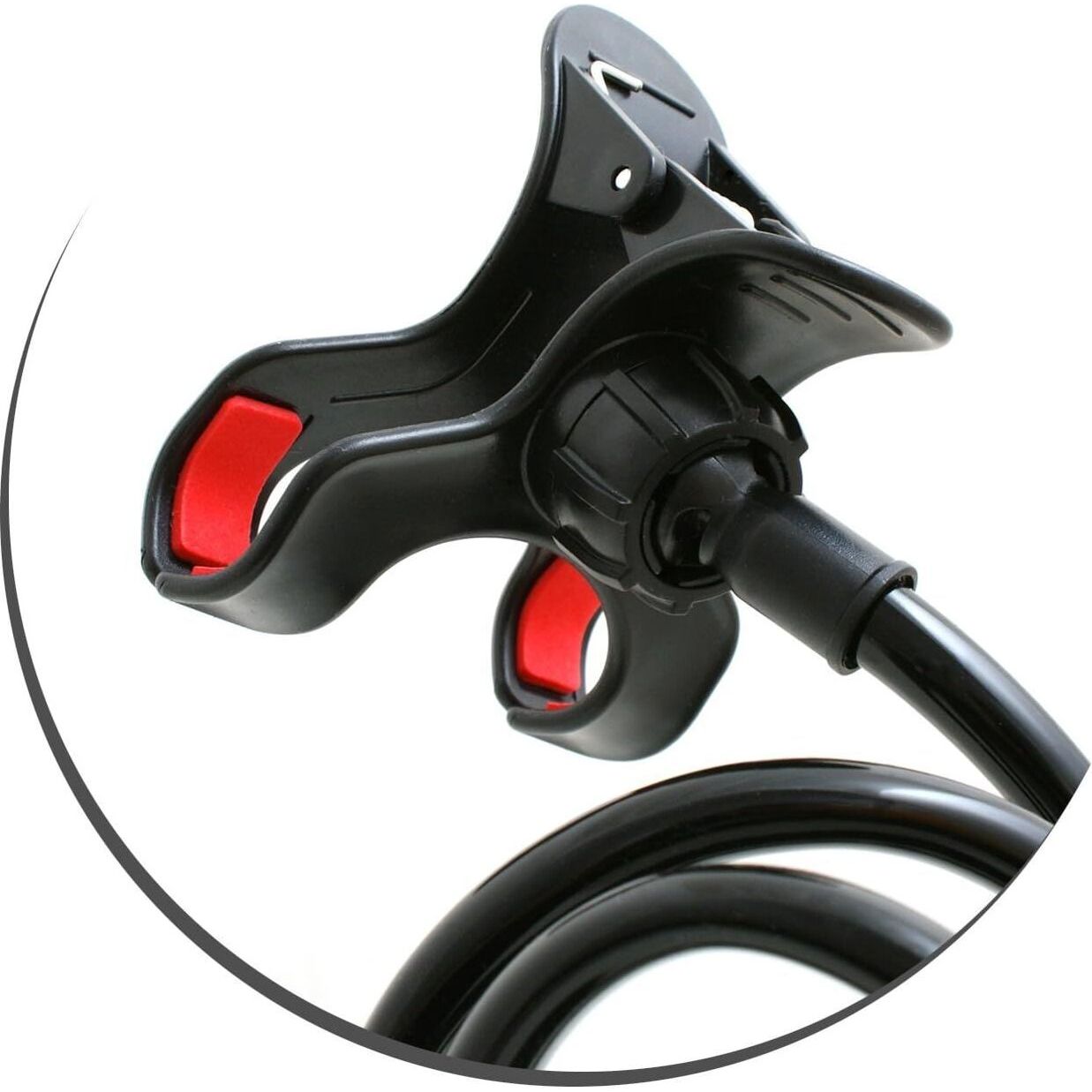 Smartphone Halterung Mit Flexiblem Schwanenhals 60 cm Und 360 Grad Drehung Bis 97 mm Breite