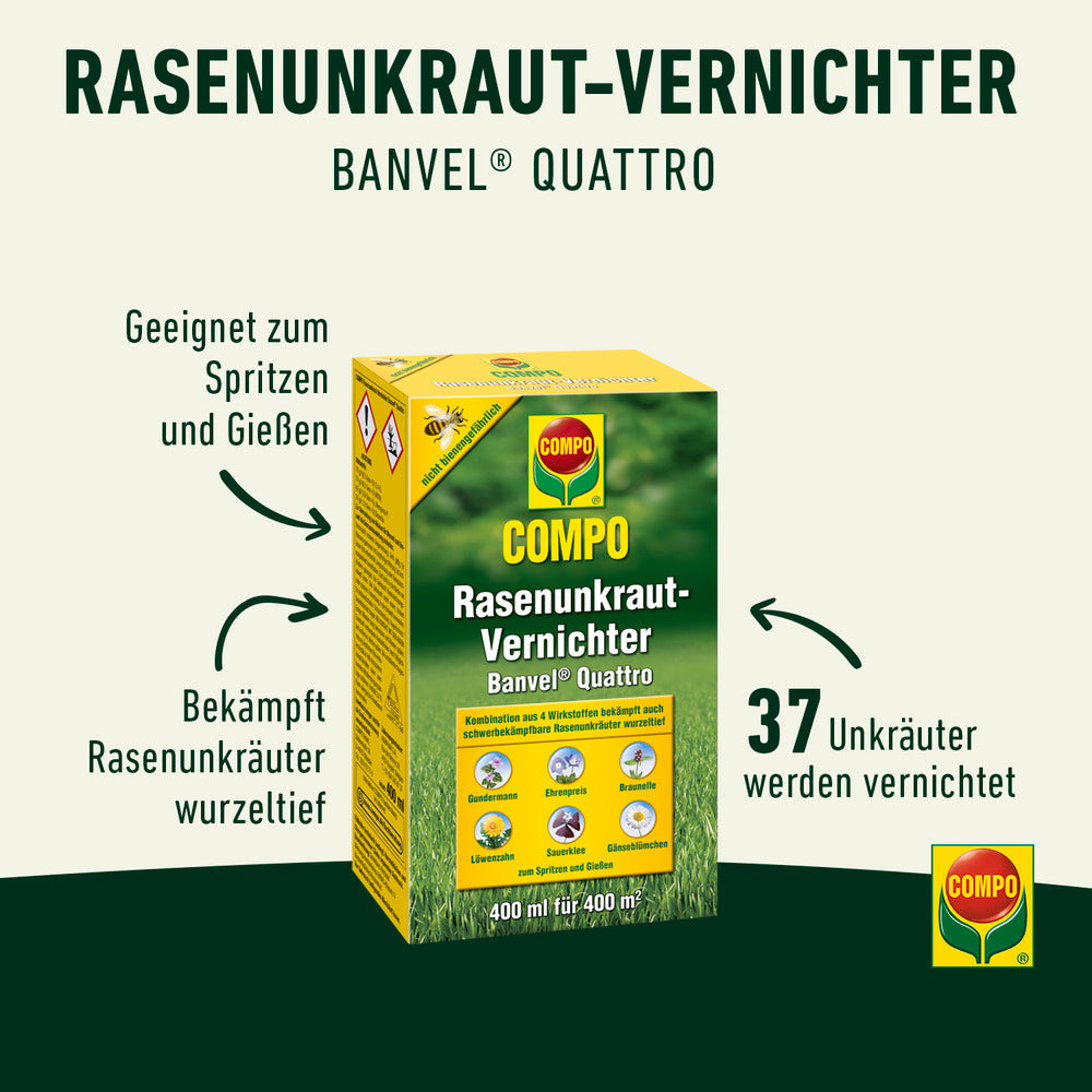 COMPO Rasenunkraut-Vernichter Banvel® Quattro