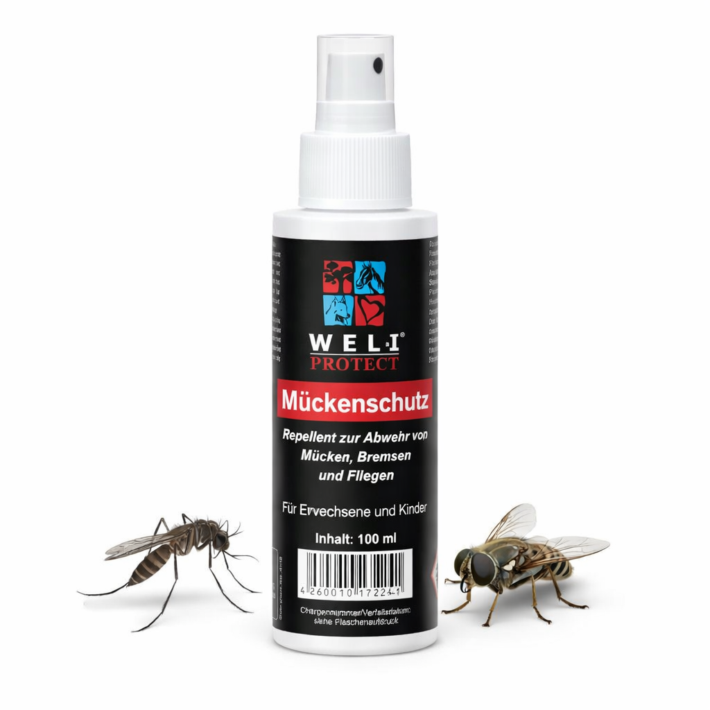 WELI PROTECT-MÜCKENSCHUTZ 100 ml Mücken, Bremsen und Fliegen