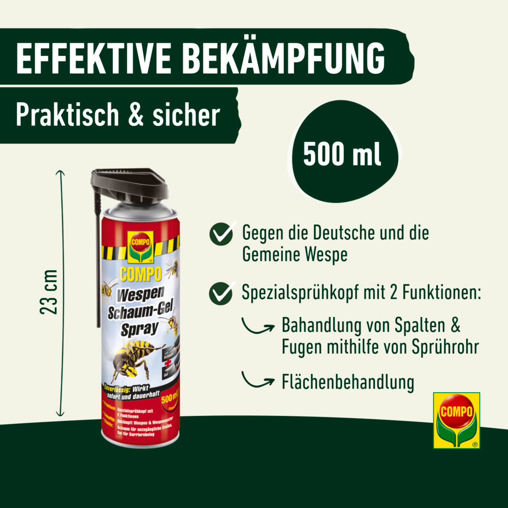 COMPO Wespen Schaum-Gel Spray N