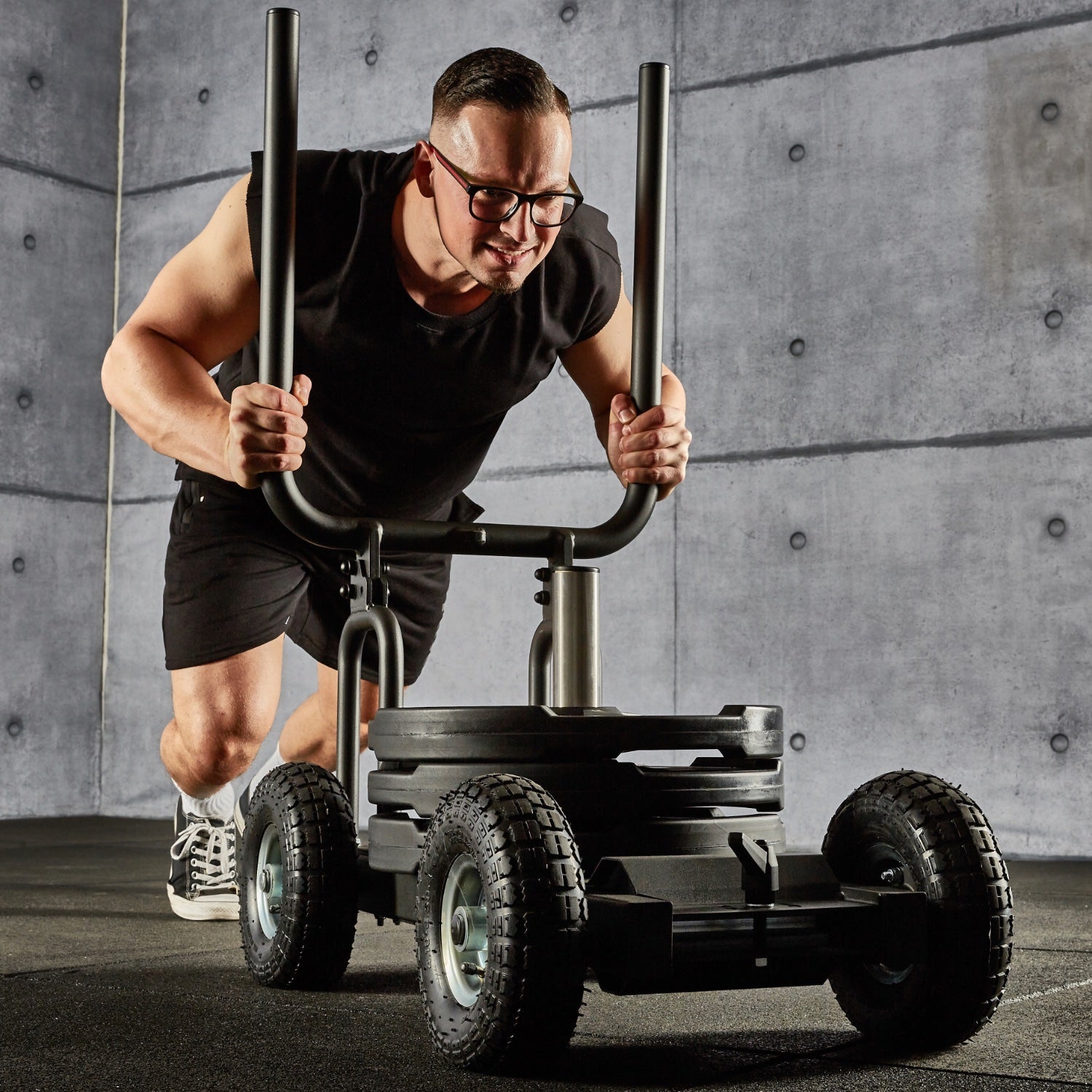 Pain Train - Patented Resistance Sled on wheels