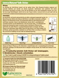 SUBSTRAL® Naturen® Gelb-Sticker 3 x 15 Stück