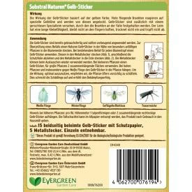 SUBSTRAL® Naturen® Gelb-Sticker 3 x 15 Stück