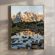 Reflection of Aiguilles de Chamonix - Alpine Photography Print