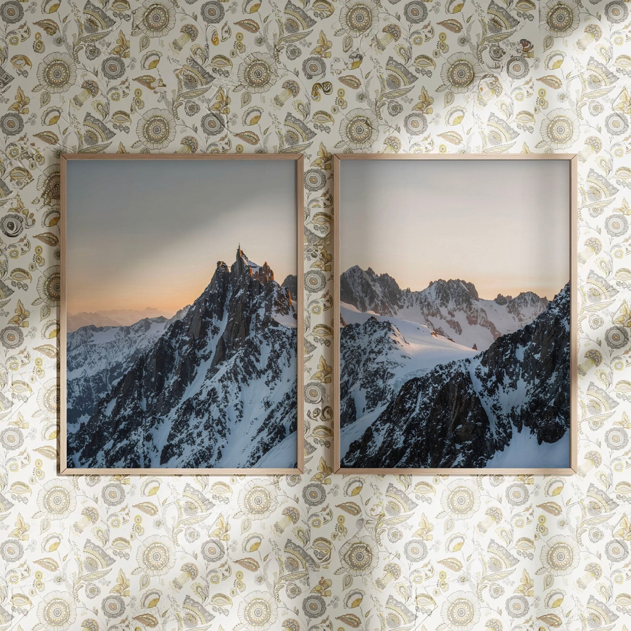 Aiguille du Midi Sunrise Wall Art – Chamonix Mountain Landscape Prints