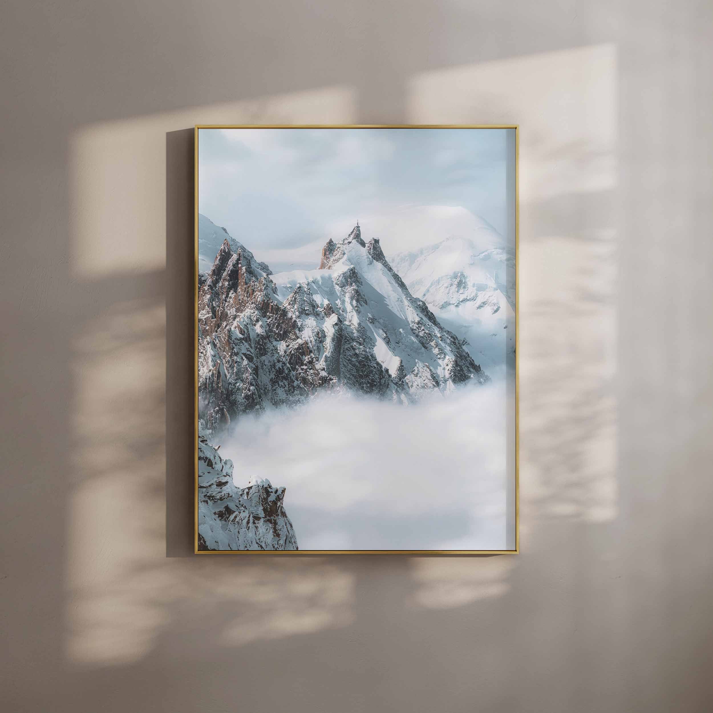Chamonix Peaks – Set of 6 Alpine Prints