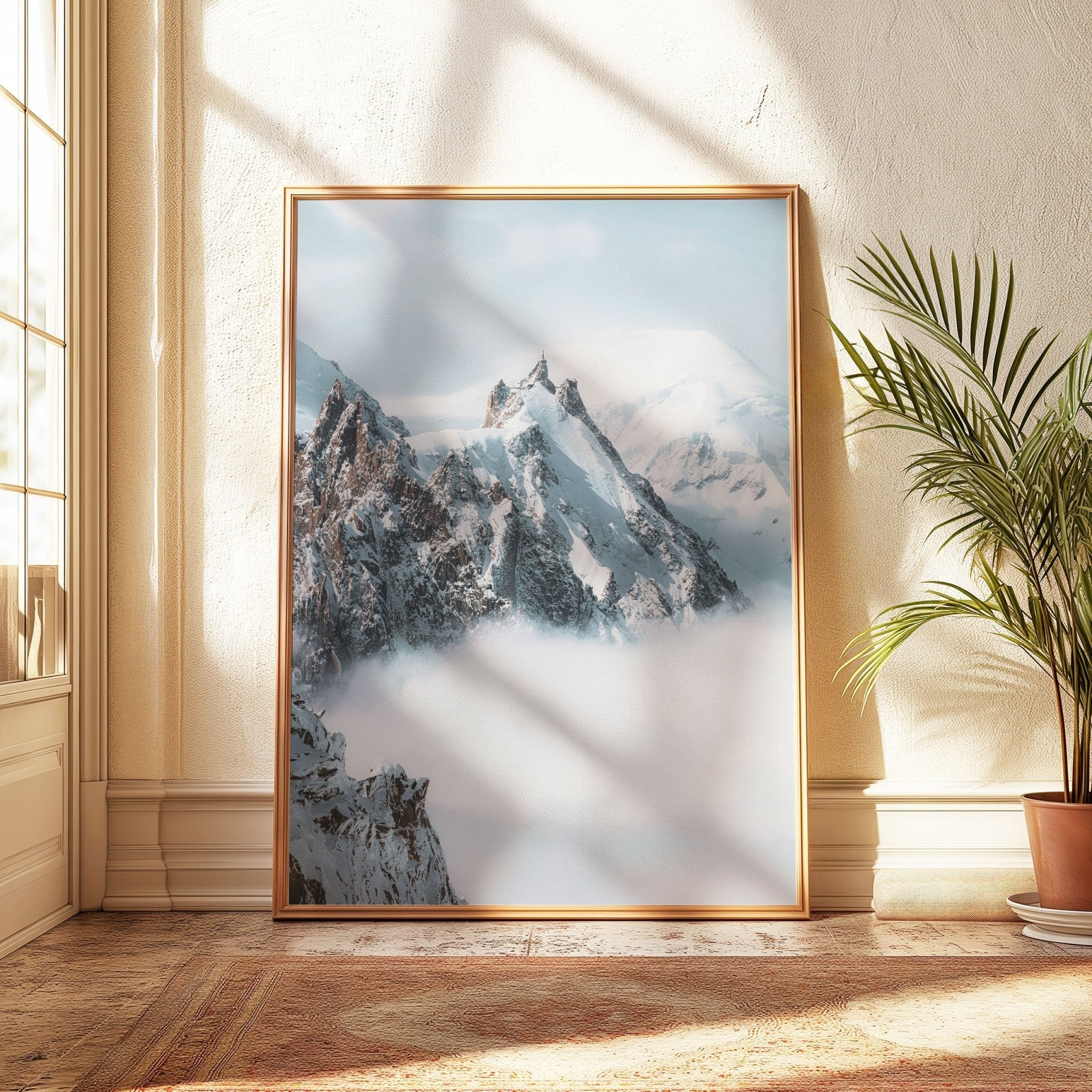 Mountain Wall Art Set – Aiguille du Midi, Lac Blanc & Grand Montets Prints