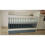 Dream Bio Babybett 70x140cm | Gitterbett | Massivholz | Naturholz | 100% Bio-Bett