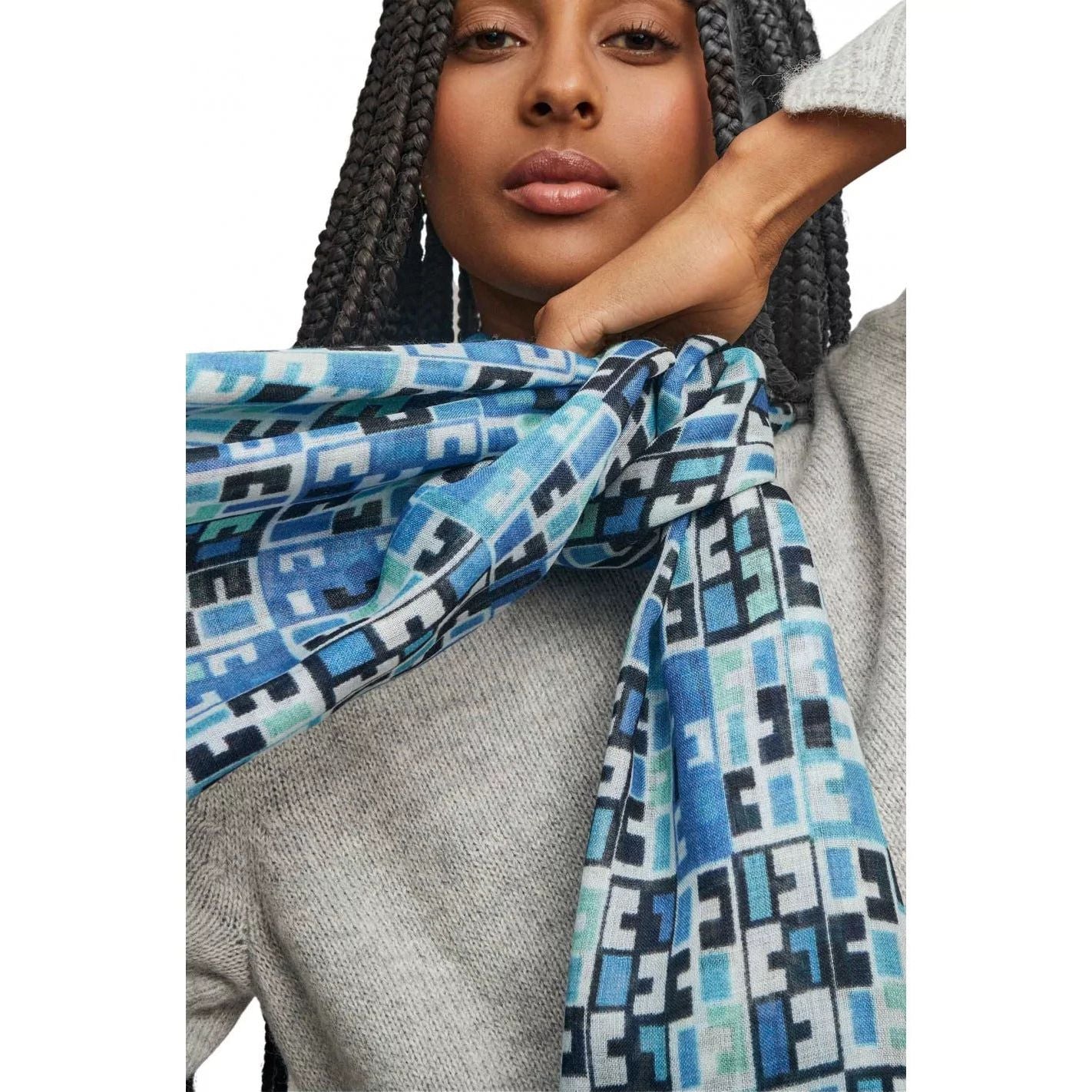 Kuna - Alpaka Webschal - Weaving – 70 % Baby‑Alpaka & 30 % Seide