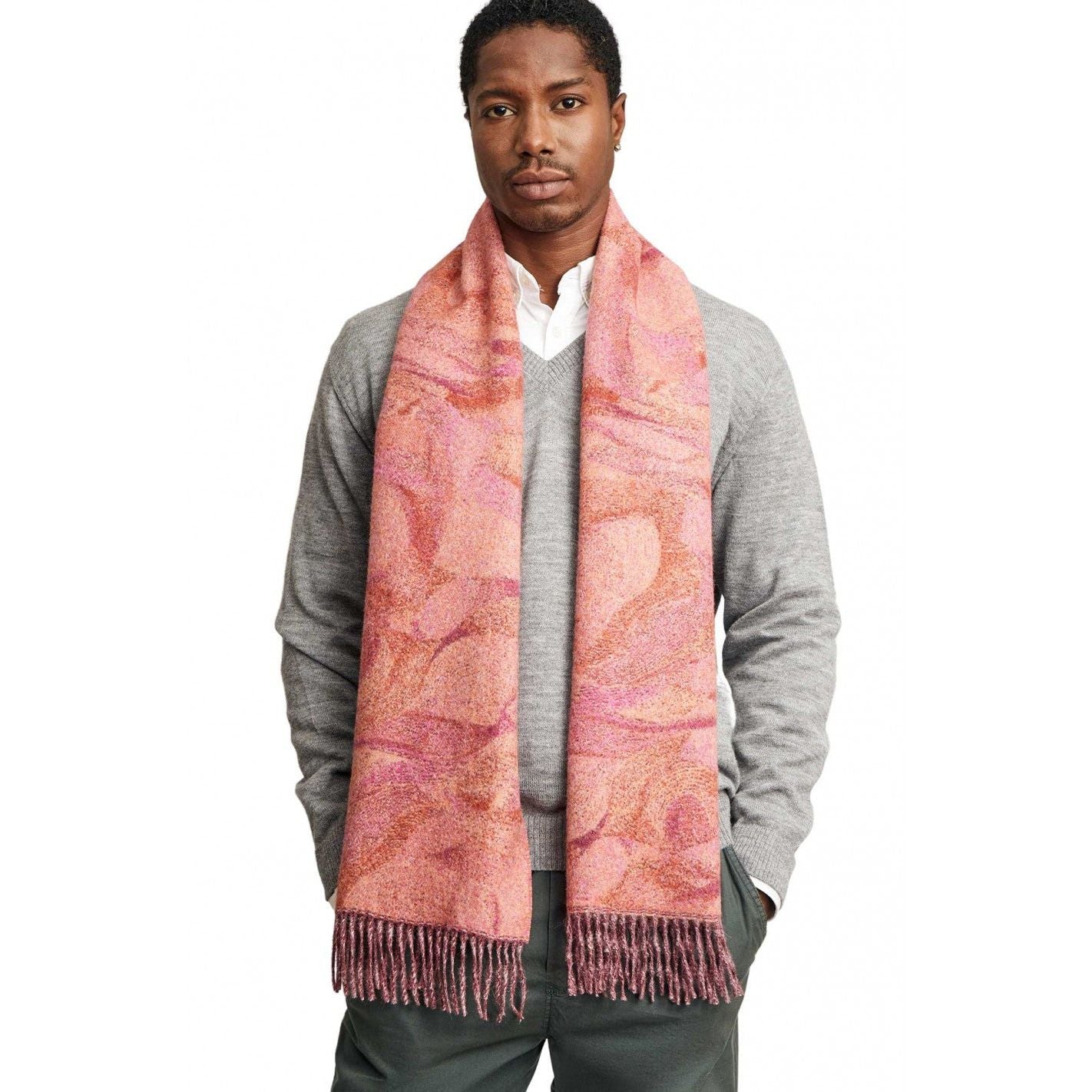 Kuna - Alpaka Webschal Willing – 100 % Baby‑Alpaka - einmaliges Muster