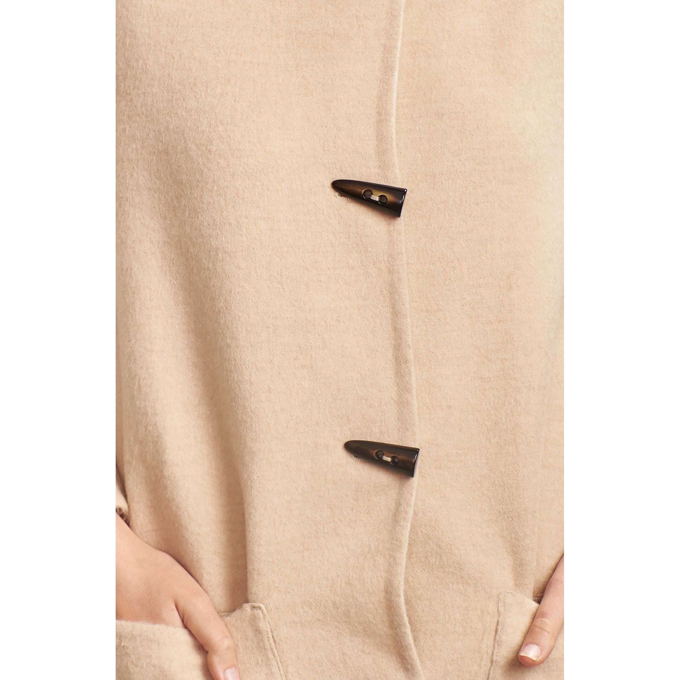 KUNA - Alpaka Wende-Mantel ANASTASIA – Zwei Mäntel in Einem