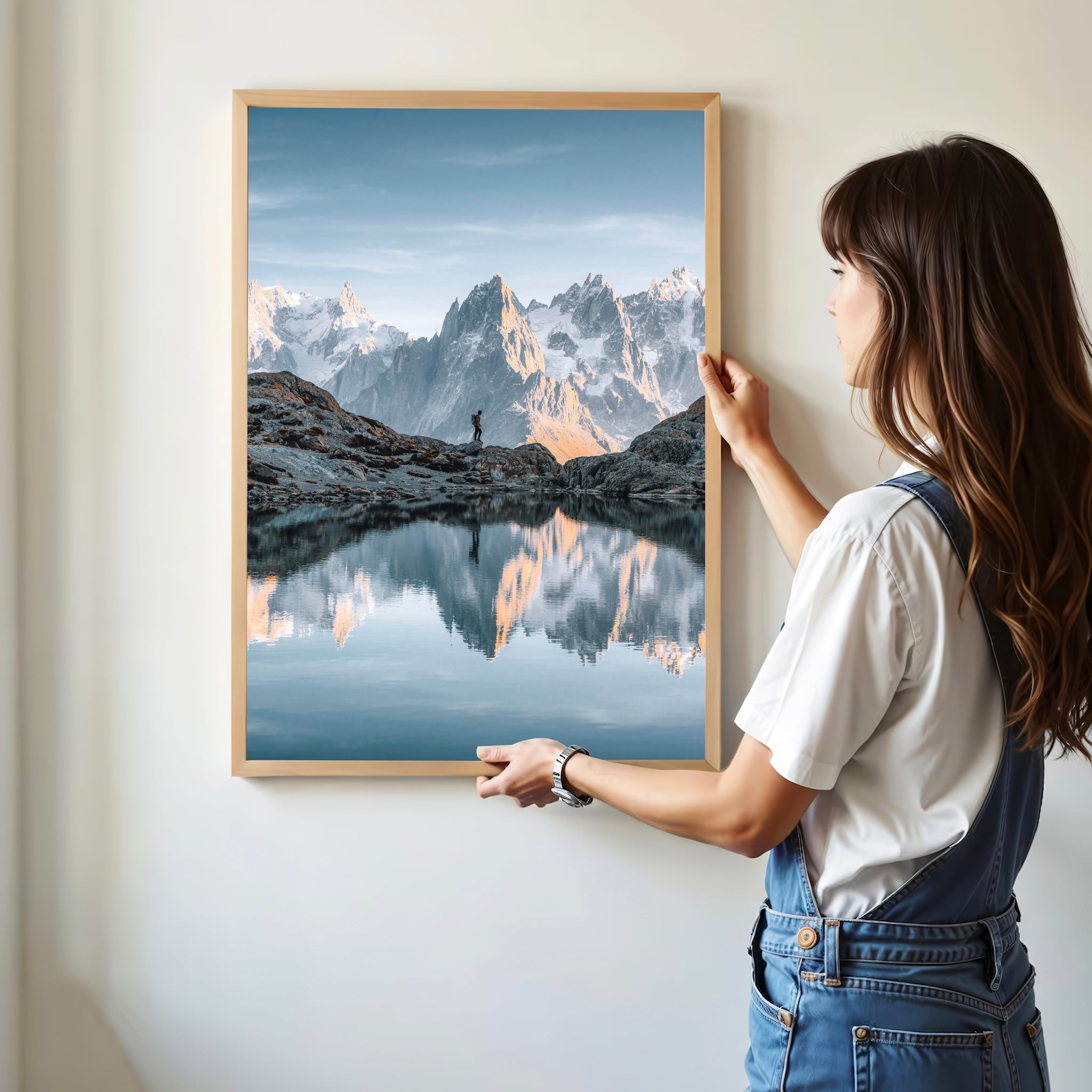 Lac Blanc Print – Aiguilles de Chamonix Reflection Photography