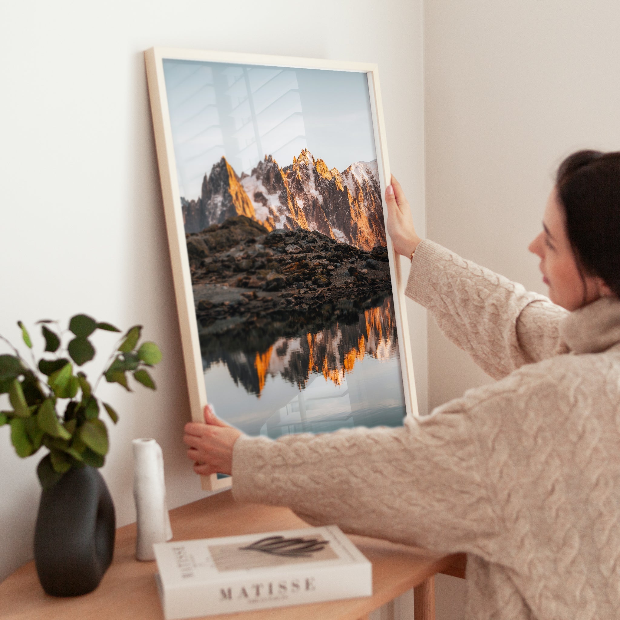 Lac Blanc Sunset Reflection – Chamonix Wall Art Print