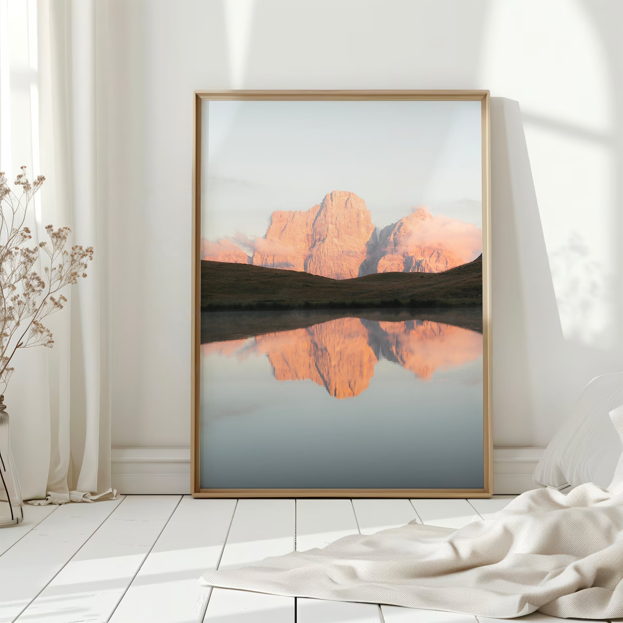 Lago delle Baste Print – Dolomites Mountain Wall Art