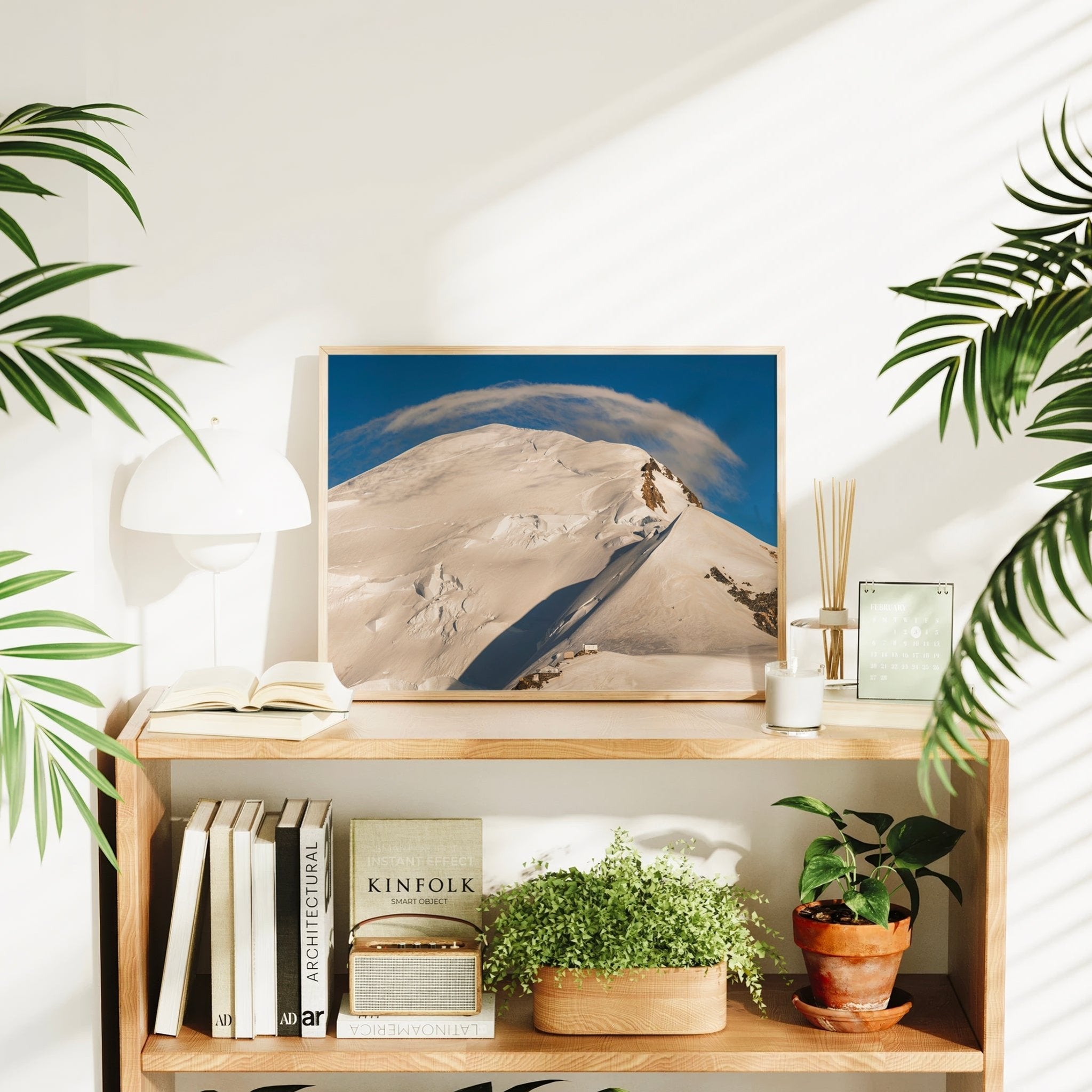 A Captivating View of the Mont Blanc Summit Route