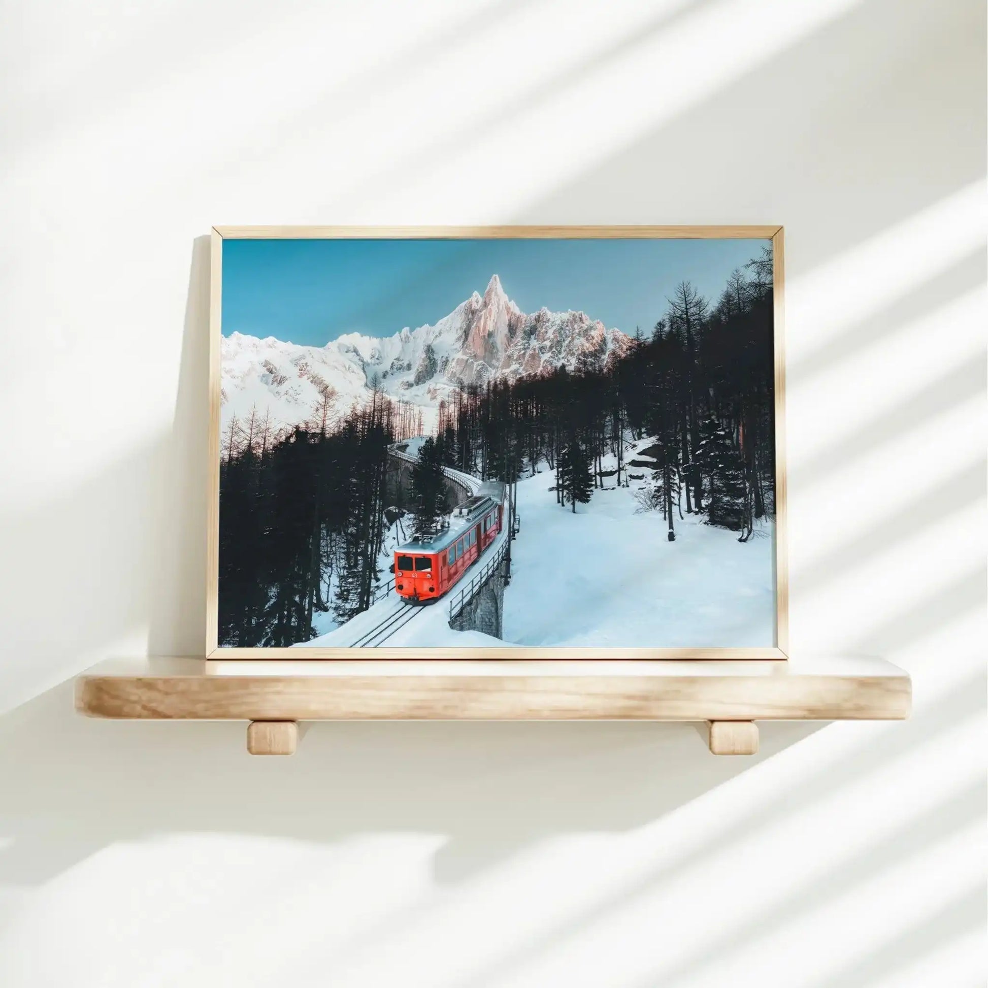 Mer de Glace et train du Montenvers, Chamonix by Chamonix Prints