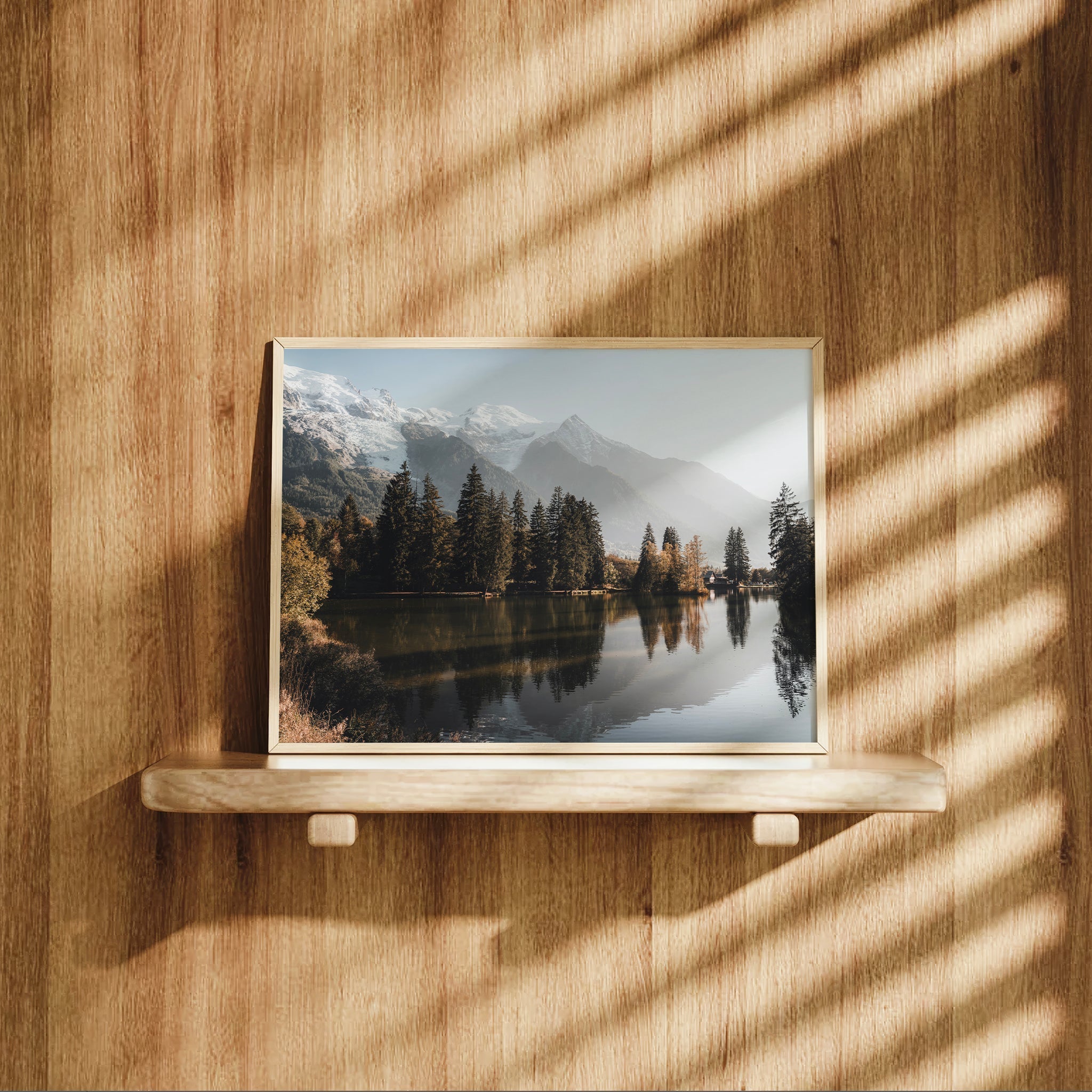 Lac des Gaillands Wall Art – Chamonix Landscape Print