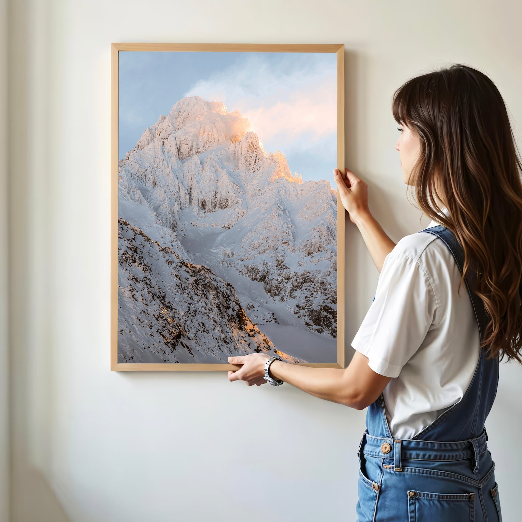 Aiguille du Chardonnet Print – Chamonix Alpine Photography Wall Art