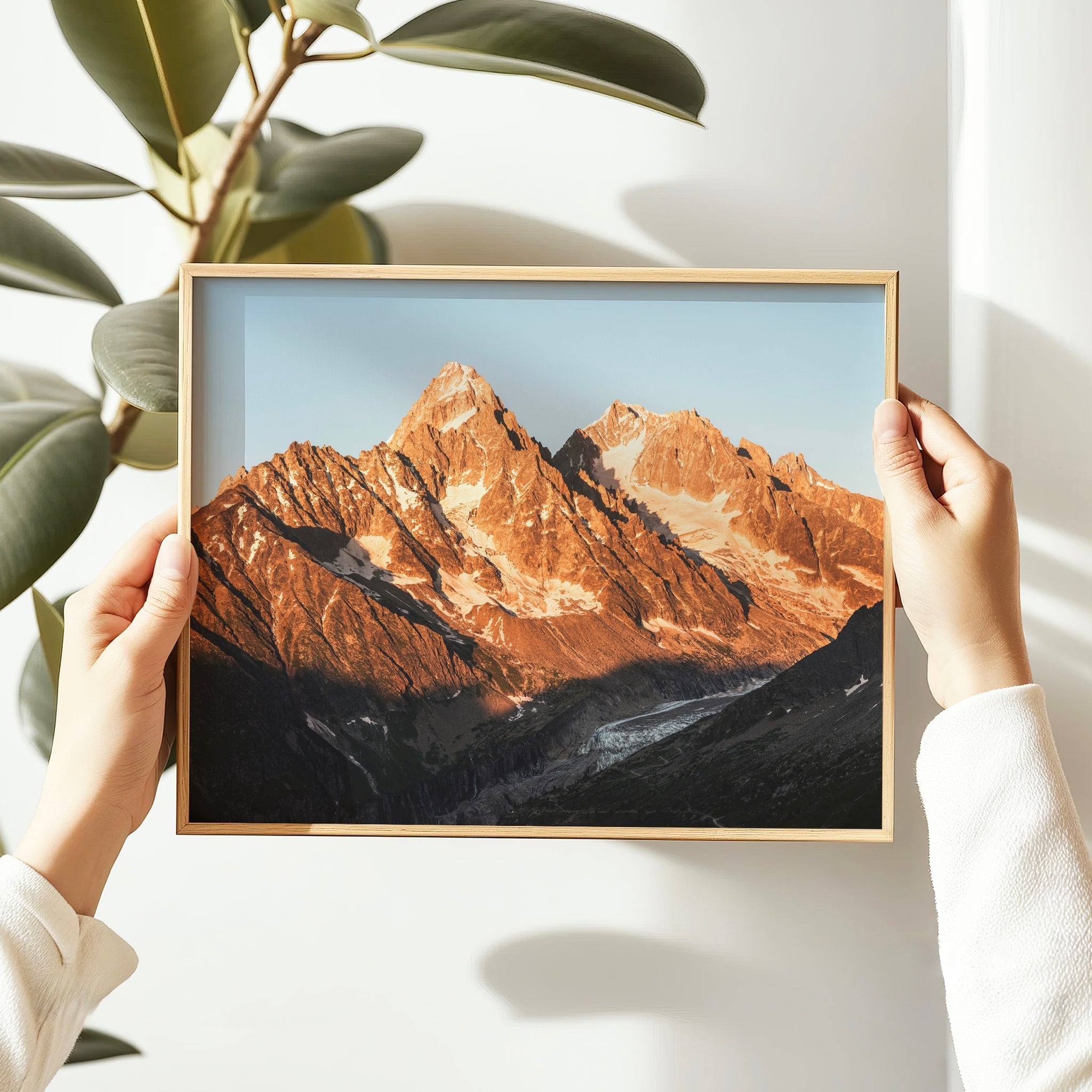 Aiguille du Chardonnet Chamonix Wall Art Print - French Alps Décor