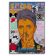 Andy Bowie - Leinwandbild Pop Art by SimpleCanvas