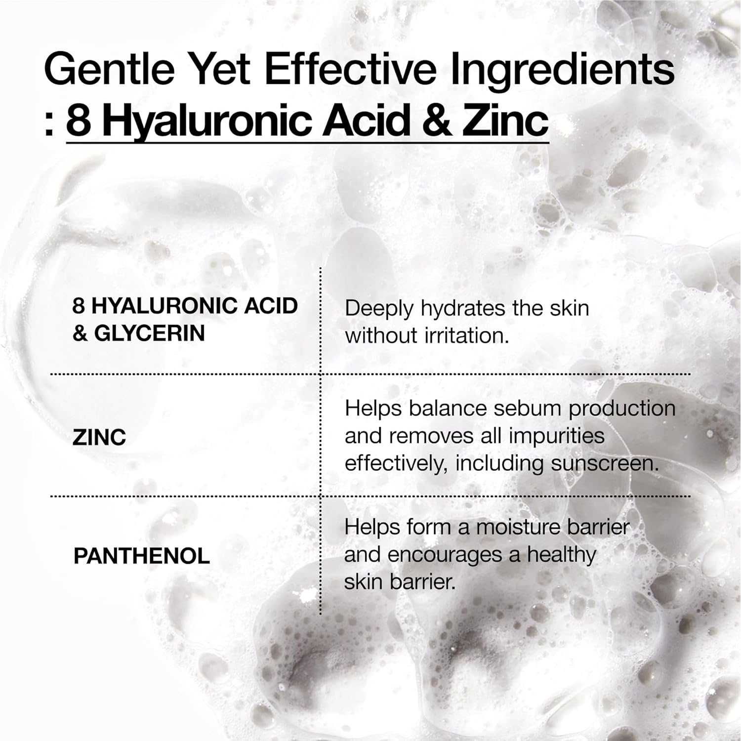 Anua 8 Hyaluronic Acid Hydrating Gentle Foaming Cleanser 150ml