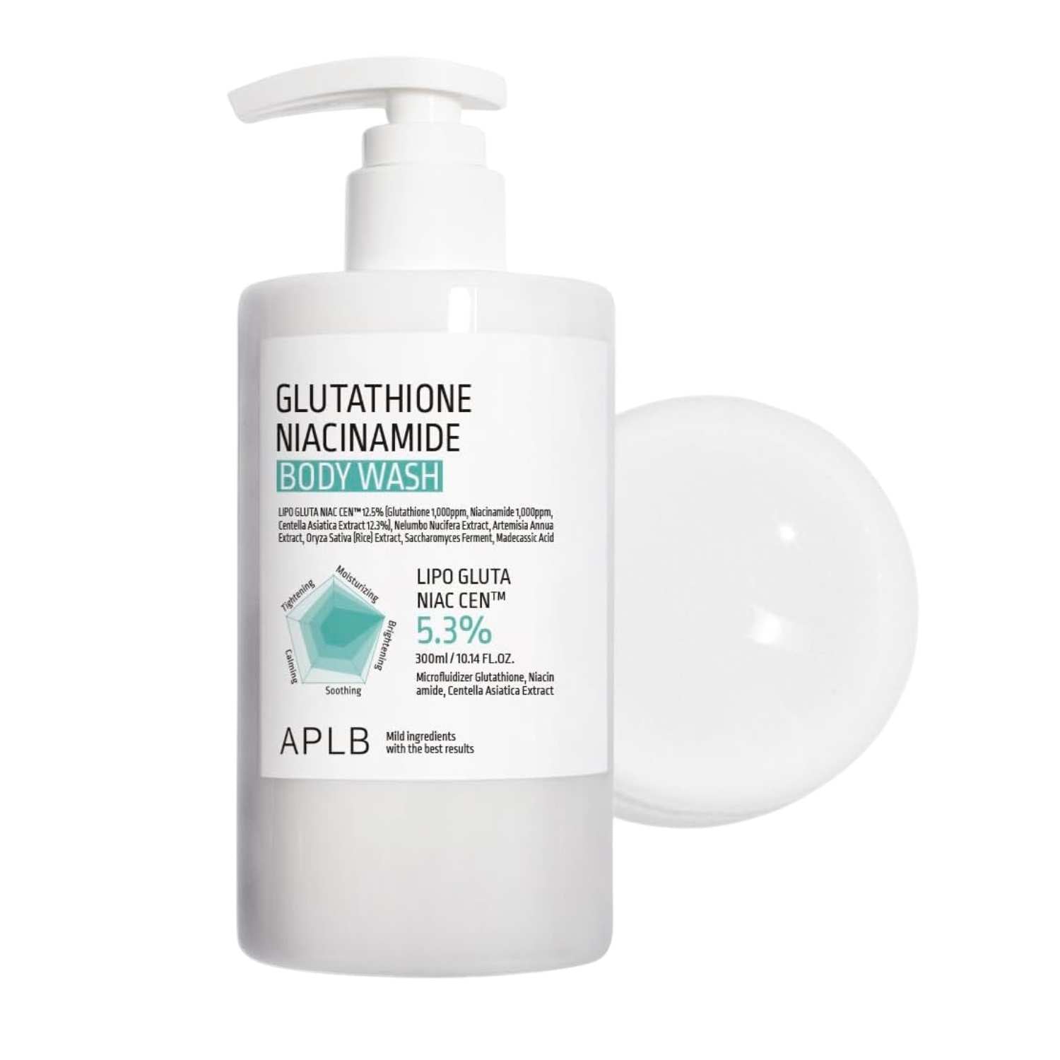 APLB Glutathione Niacinamide Body Wash 300 ml