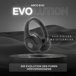TELEFUNKEN ARCO EVO - Active Noise Cancelling Bluetooth Kopfhörer - 12 Hz Tiefbass