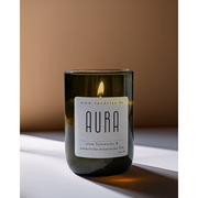 AURA Duftkerze Lavendel Bergamotte Ylang Ylang Natürliche Sojawachs Kerze Für Ruhe Und Balance Candelae