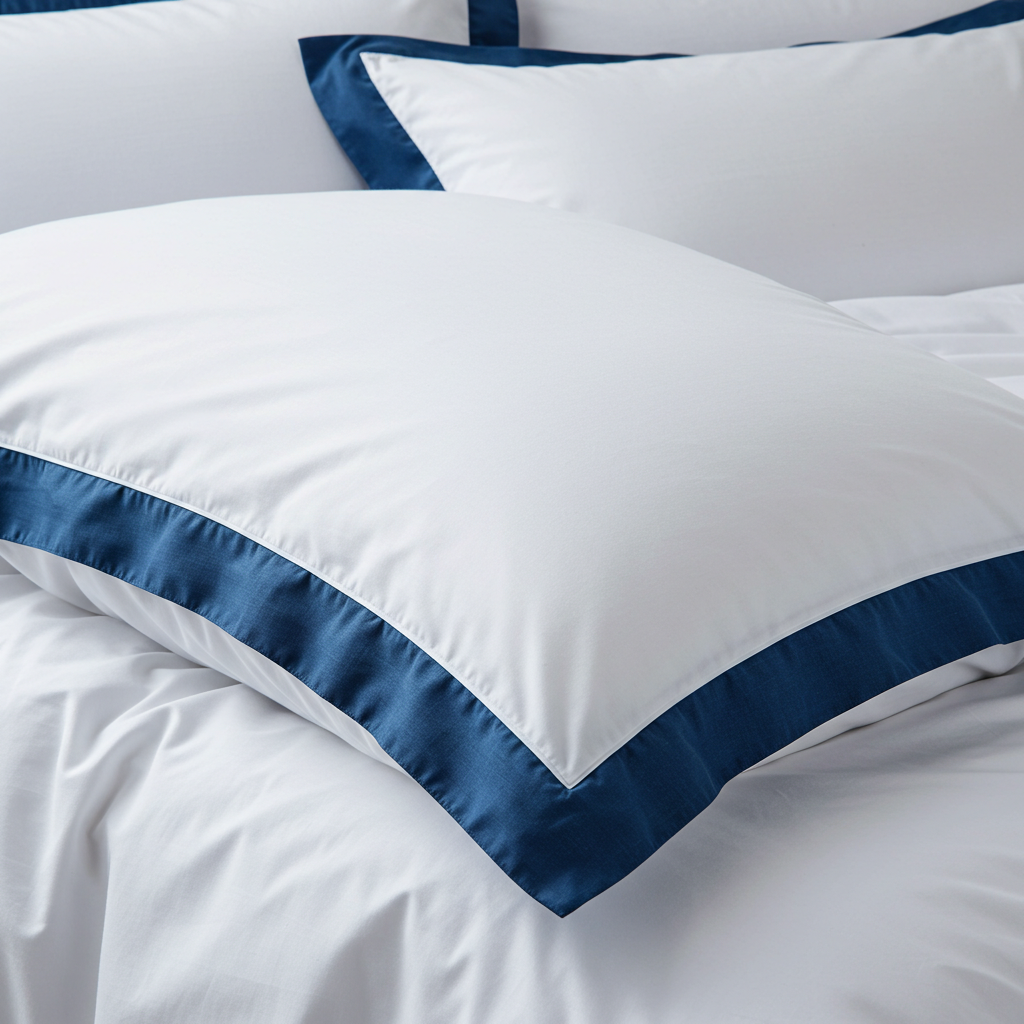 Aura Baumwolle Perkal Kissenbezug Aus Ägyptischer Baumwolle Mit Extra Langen Stapelfasern Für Weichheit Atmungsaktivität