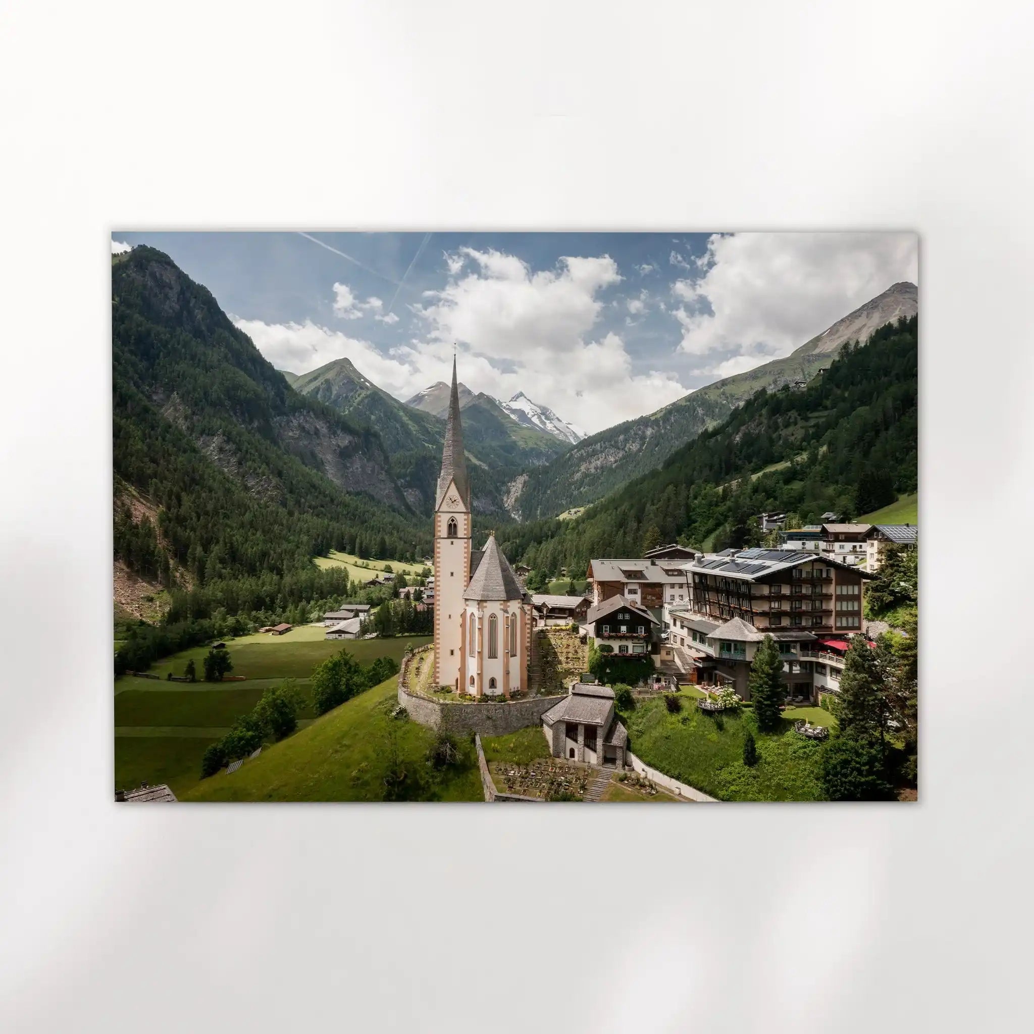 Heiligenblut Wall Art – Austrian Mountains Photography Print by Chamonix Prints