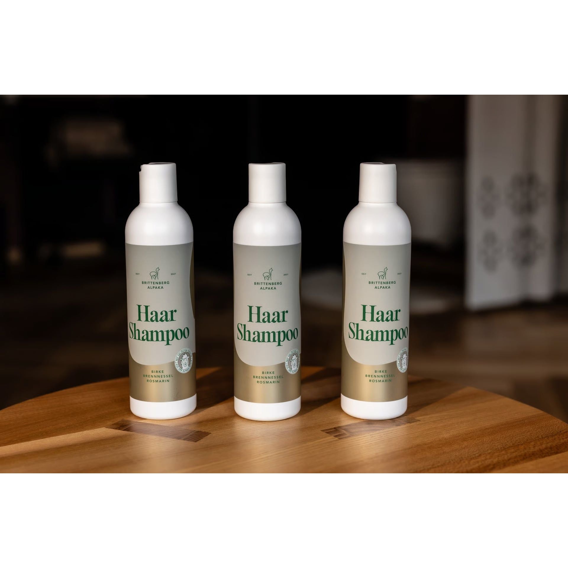 Brittenberg Alpaka - Haarshampoo - Birke - mit Keratin aus Alpakawolle