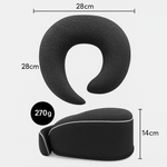 Nackenkissen für erholsamen Schlaf nach der Haartransplantation – kompakt, komfortabel & ideal für Reisen