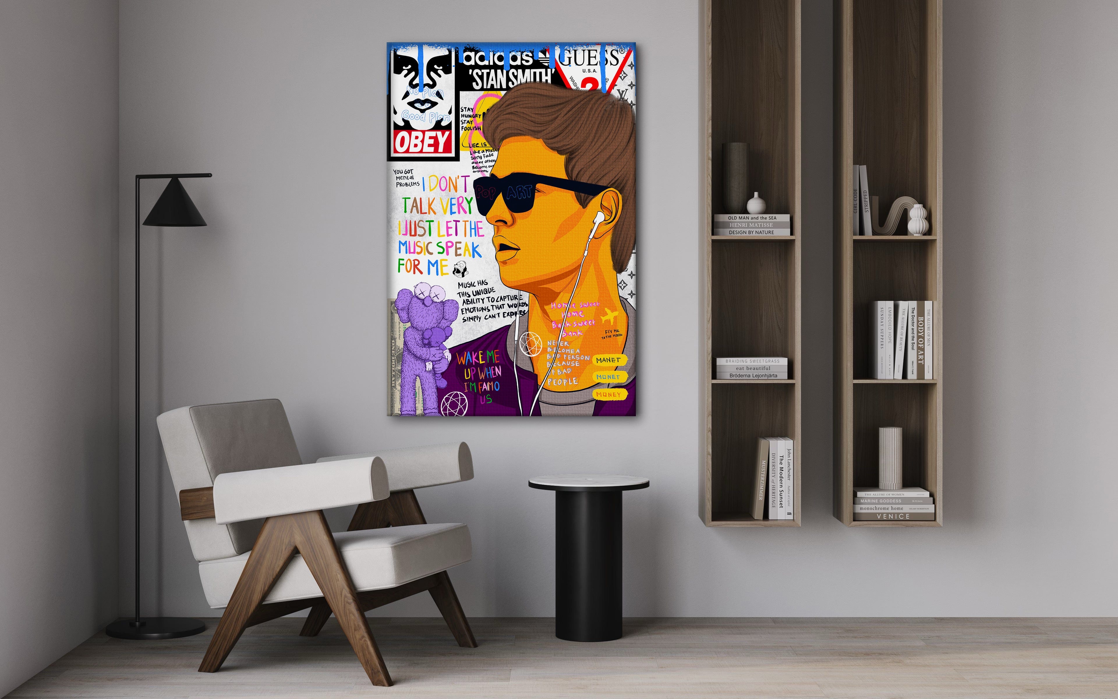 Baby Drive - Leinwandbild Pop Art by SimpleCanvas