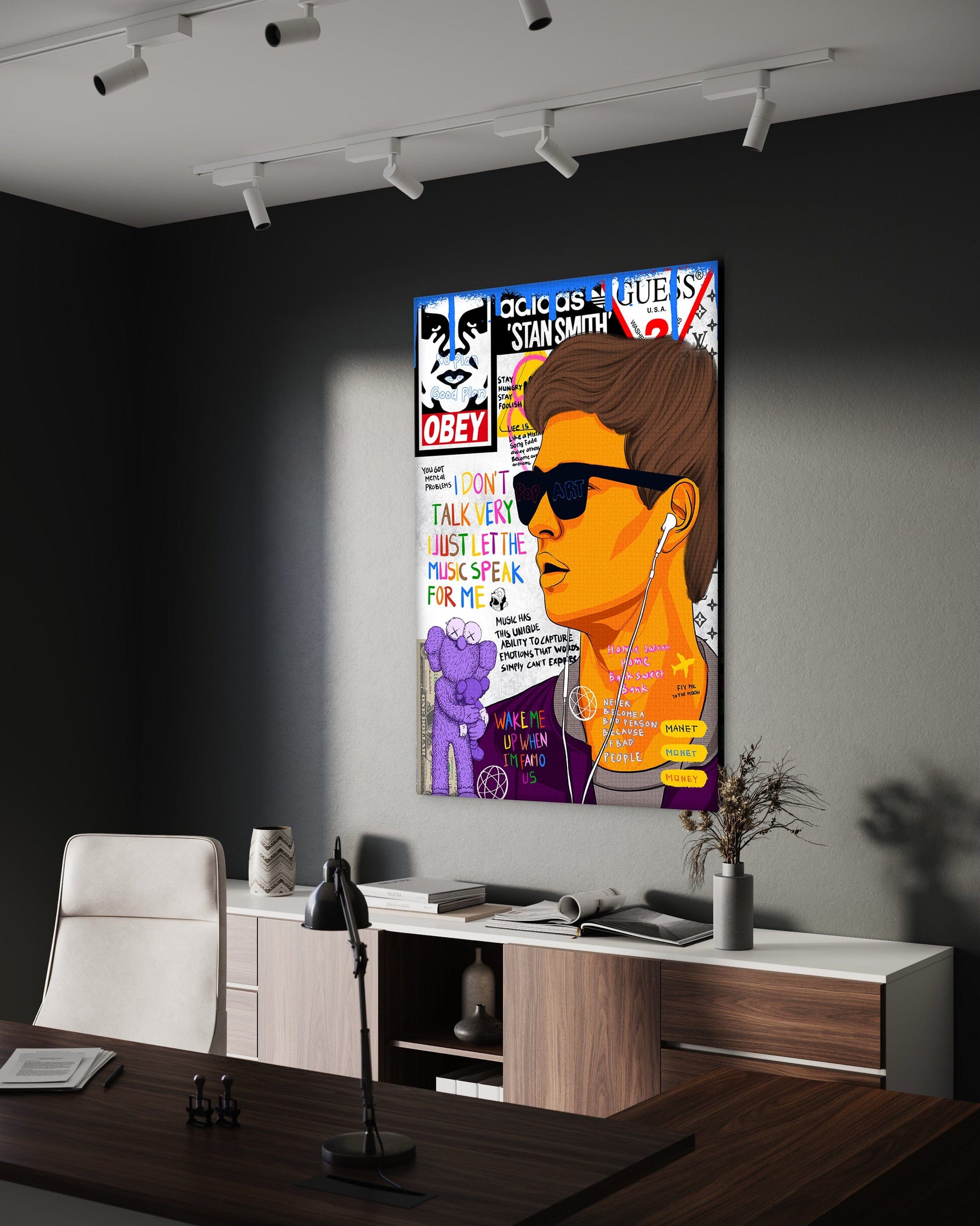 Baby Drive - Leinwandbild Pop Art by SimpleCanvas