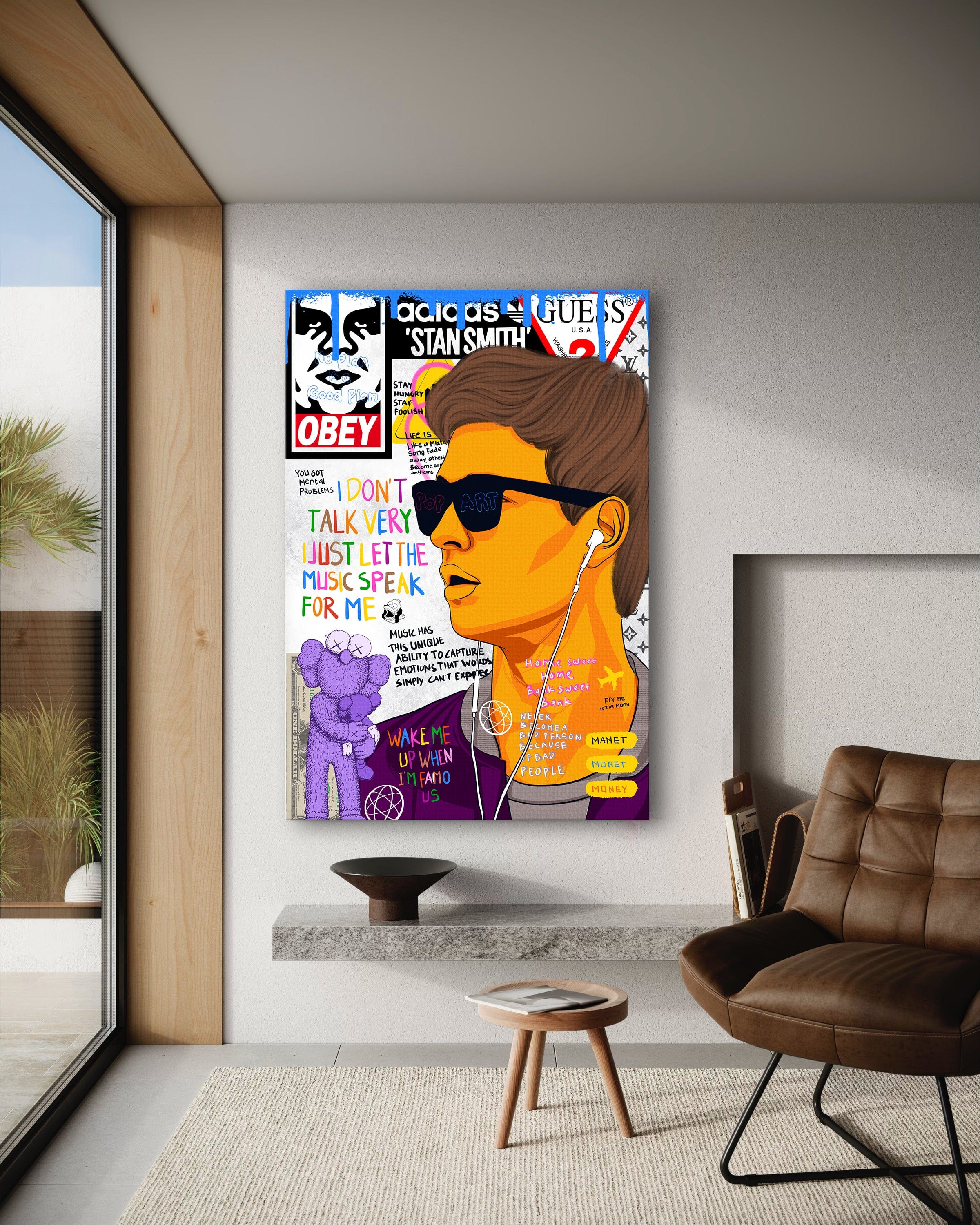 Baby Drive - Leinwandbild Pop Art by SimpleCanvas